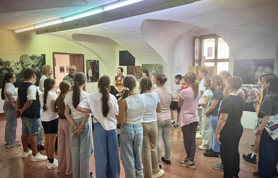 Vincenzo Tessarin kiállításán az 5.a osztály