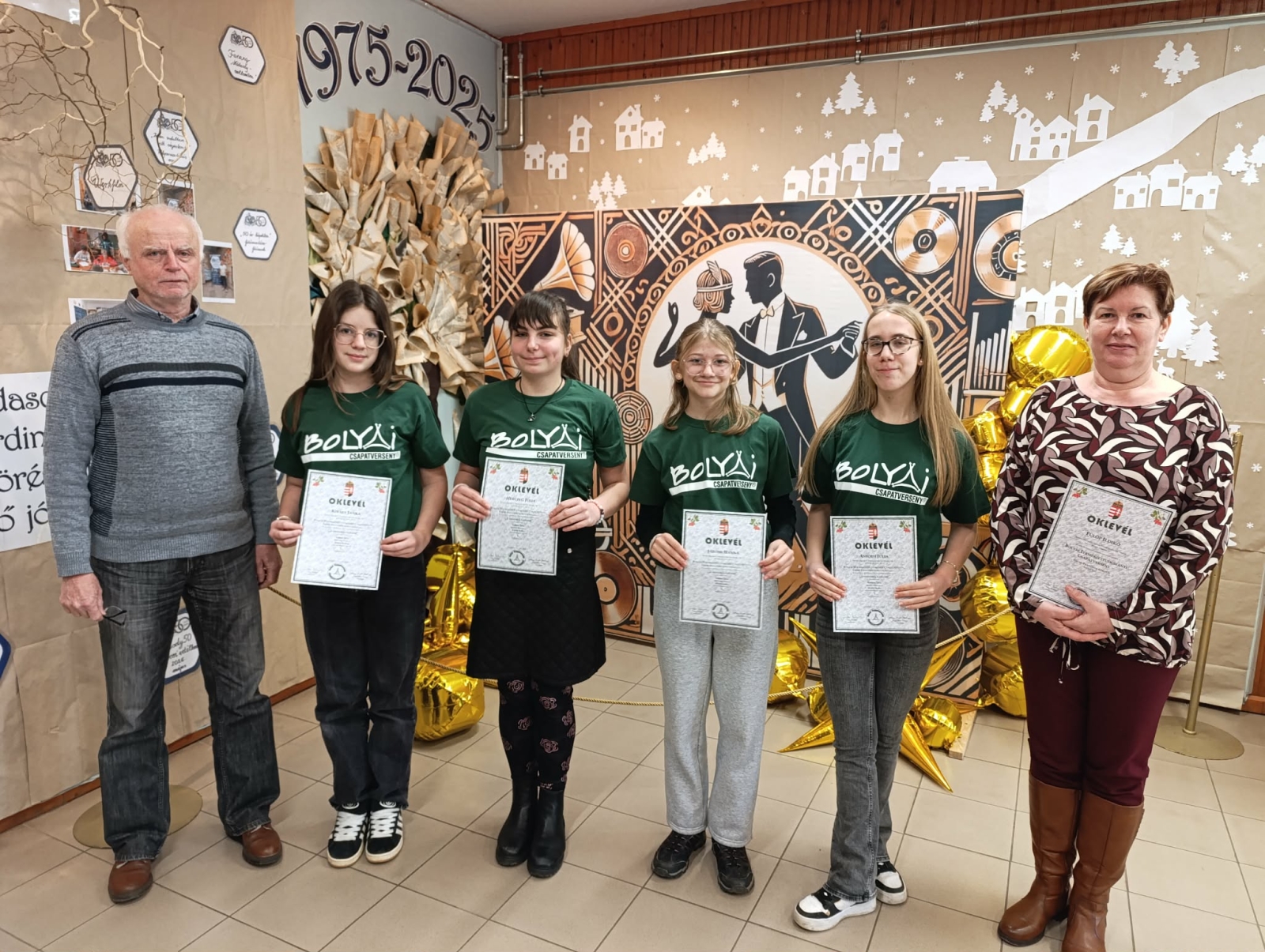 Bolyai Természettudományi Csapatversenyen 8. osztályos csapatunk az országos döntőn! 