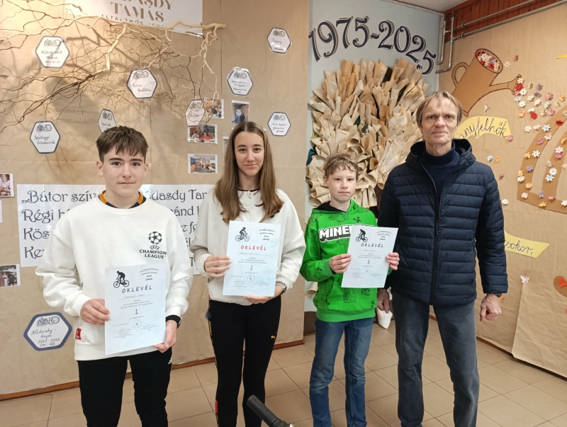 Kerékpáros Iskola Kupa városi fordulója