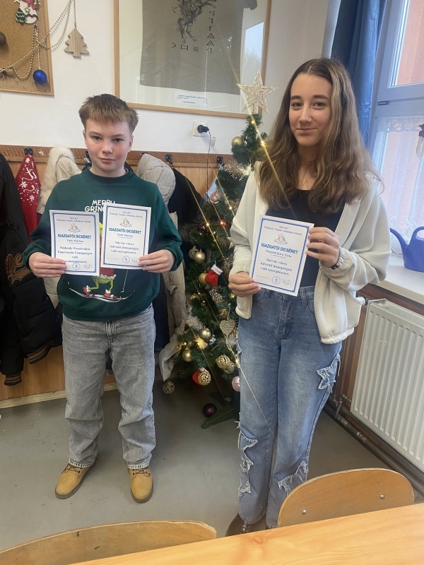 Karácsonyi műsor iskolánkban