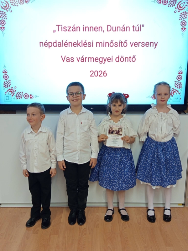"Tiszán innen, Dunán túl.." országos népdaléneklési verseny Vas Vármegyei döntője