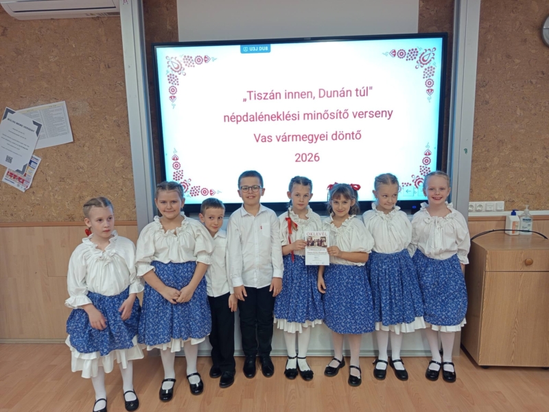 "Tiszán innen, Dunán túl.." országos népdaléneklési verseny Vas Vármegyei döntője