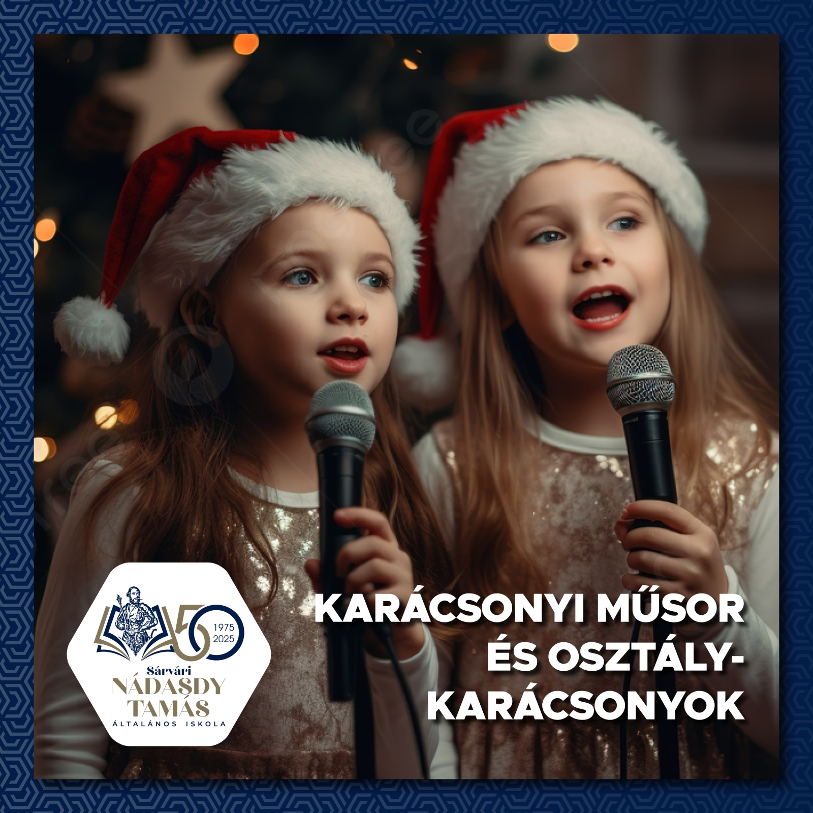 Karácsonyi műsor és osztálykarácsonyok