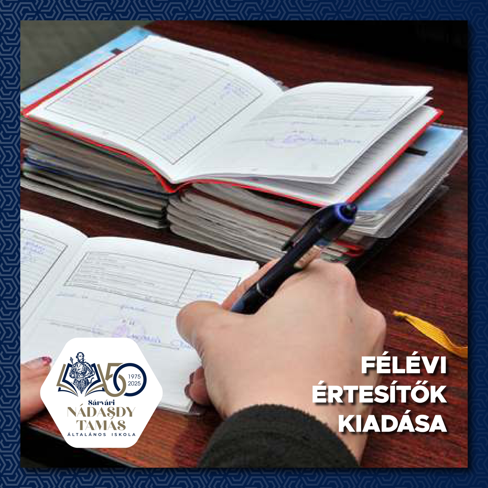 Félévi értesítők kiadása