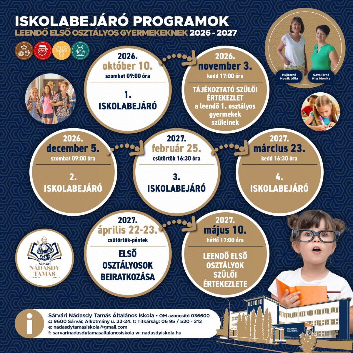 Iskolabejáró programok