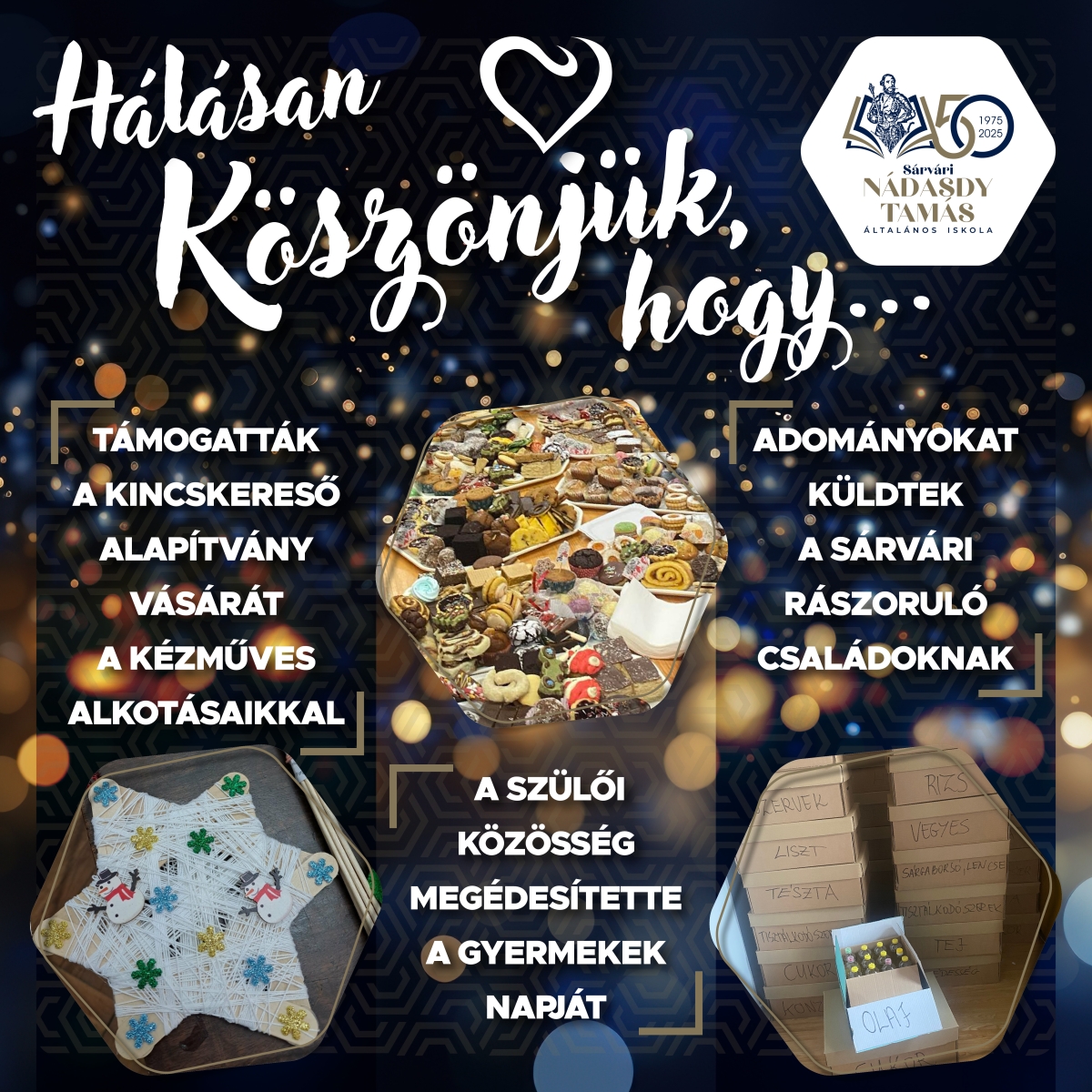 Köszönet a szülőknek